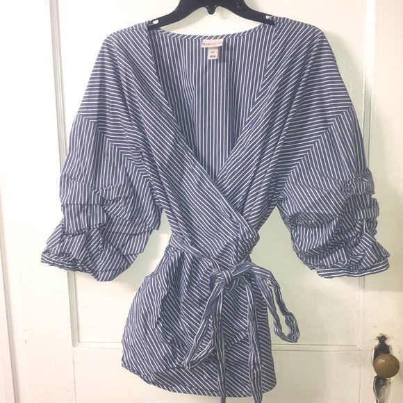 Ava & Viv Tops - Ava & Viv 2x Wrap Blouse